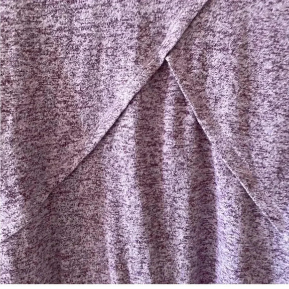 Danskin Drape Front Open Sweater Knit Cardigan Space Dye Top SZ L (10/12) # 1765 - Picture 8 of 10